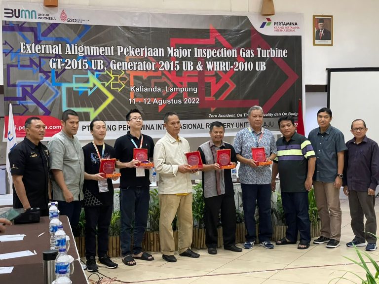 RAPAT EXTERNAL ALIGNMENT PEKERJAAN MAJOR INSPECTION GAS TURBINE GT-2015 UB , GENERATOR 2015 UB & WHRU – 2010 UB