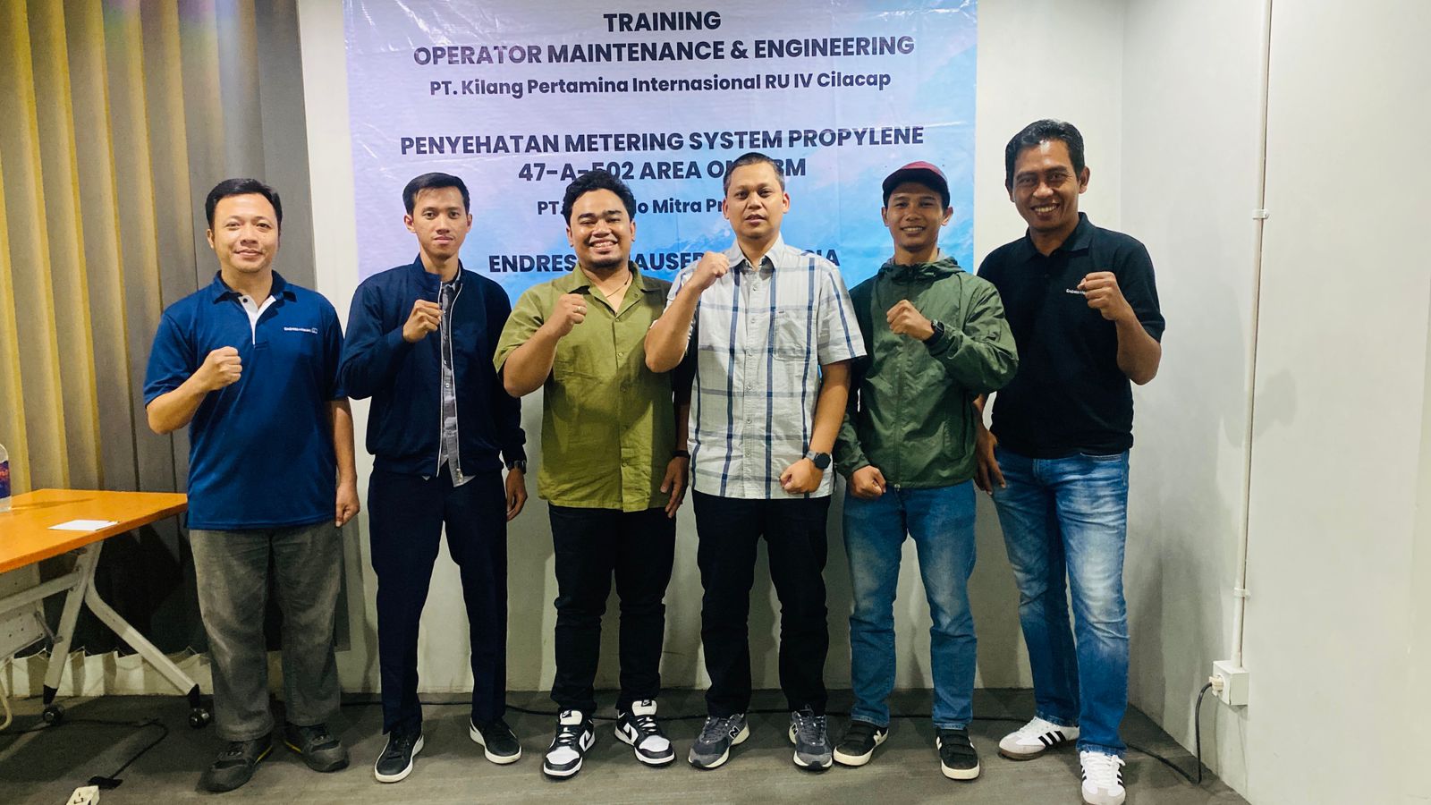 TRAINING BATCH 3 OPERATOR MAINTENANCE & ENGINEERING PENYEHATAN METERING SYSTEM PROPYLENE 47-A-502 AREA OM NBM CILACAP